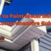 How to paint metal siding - craftingwithconcrete.com